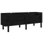 vidaXL Hochbeet Schwarz 160x50x57 cm Massivholz Kiefer vidaXL Hochbeet Schwarz 160x50x57 cm Massivholz Kiefer
