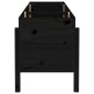 vidaXL Hochbeet Schwarz 160x50x57 cm Massivholz Kiefer vidaXL Hochbeet Schwarz 160x50x57 cm Massivholz Kiefer
