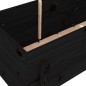 vidaXL Hochbeet Schwarz 160x50x57 cm Massivholz Kiefer vidaXL Hochbeet Schwarz 160x50x57 cm Massivholz Kiefer
