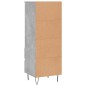 vidaXL Highboard Betongrau 40x36x110 cm Holzwerkstoff vidaXL Highboard Betongrau 40x36x110 cm Holzwerkstoff