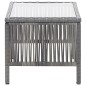 vidaXL 4-tlg. Garten-Lounge-Set mit Auflage Poly Rattan Anthrazit vidaXL 4-tlg. Garten-Lounge-Set mit Auflage Poly Rattan Anthrazit