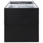 vidaXL Pflanzkübel Schwarz 157x80x80 cm Poly Rattan vidaXL Pflanzkübel Schwarz 157x80x80 cm Poly Rattan
