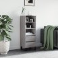 vidaXL Highboard Grau Sonoma 40x36x110 cm Holzwerkstoff vidaXL Highboard Grau Sonoma 40x36x110 cm Holzwerkstoff
