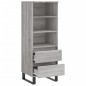 vidaXL Highboard Grau Sonoma 40x36x110 cm Holzwerkstoff vidaXL Highboard Grau Sonoma 40x36x110 cm Holzwerkstoff
