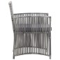 vidaXL 4-tlg. Garten-Lounge-Set mit Auflage Poly Rattan Anthrazit vidaXL 4-tlg. Garten-Lounge-Set mit Auflage Poly Rattan Anthrazit