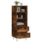 vidaXL Highboard Räuchereiche 40x36x110 cm Holzwerkstoff vidaXL Highboard Räuchereiche 40x36x110 cm Holzwerkstoff