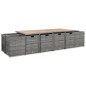 13-tlg. Garten-Essgruppe mit Kissen Poly Rattan Anthrazit 13-tlg. Garten-Essgruppe mit Kissen Poly Rattan Anthrazit
