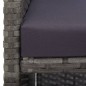 13-tlg. Garten-Essgruppe mit Kissen Poly Rattan Anthrazit 13-tlg. Garten-Essgruppe mit Kissen Poly Rattan Anthrazit