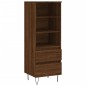 vidaXL Highboard Braun Eichen-Optik 40x36x110 cm Holzwerkstoff vidaXL Highboard Braun Eichen-Optik 40x36x110 cm Holzwerkstoff