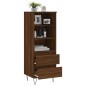 vidaXL Highboard Braun Eichen-Optik 40x36x110 cm Holzwerkstoff vidaXL Highboard Braun Eichen-Optik 40x36x110 cm Holzwerkstoff
