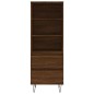 vidaXL Highboard Braun Eichen-Optik 40x36x110 cm Holzwerkstoff vidaXL Highboard Braun Eichen-Optik 40x36x110 cm Holzwerkstoff