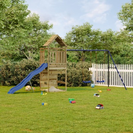 vidaXL Spielturm Imprägniertes Kiefernholz