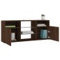 vidaXL TV-Schrank mit LED-Leuchten Braun Eichen-Optik 120x30x50 cm vidaXL TV-Schrank mit LED-Leuchten Braun Eichen-Optik 120x30x50 cm