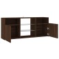 vidaXL TV-Schrank mit LED-Leuchten Braun Eichen-Optik 120x30x50 cm vidaXL TV-Schrank mit LED-Leuchten Braun Eichen-Optik 120x30x50 cm