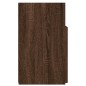 vidaXL TV-Schrank mit LED-Leuchten Braun Eichen-Optik 120x30x50 cm vidaXL TV-Schrank mit LED-Leuchten Braun Eichen-Optik 120x30x50 cm