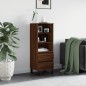 vidaXL Highboard Braun Eichen-Optik 40x36x110 cm Holzwerkstoff vidaXL Highboard Braun Eichen-Optik 40x36x110 cm Holzwerkstoff