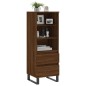 vidaXL Highboard Braun Eichen-Optik 40x36x110 cm Holzwerkstoff vidaXL Highboard Braun Eichen-Optik 40x36x110 cm Holzwerkstoff