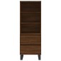 vidaXL Highboard Braun Eichen-Optik 40x36x110 cm Holzwerkstoff vidaXL Highboard Braun Eichen-Optik 40x36x110 cm Holzwerkstoff