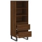 vidaXL Highboard Braun Eichen-Optik 40x36x110 cm Holzwerkstoff vidaXL Highboard Braun Eichen-Optik 40x36x110 cm Holzwerkstoff