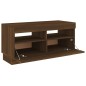 vidaXL TV-Schrank mit LED-Leuchten Braun Eichen-Optik 80x35x40 cm vidaXL TV-Schrank mit LED-Leuchten Braun Eichen-Optik 80x35x40 cm