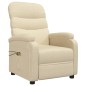 vidaXL Massagesessel Elektrisch Creme Stoff vidaXL Massagesessel Elektrisch Creme Stoff