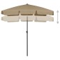 vidaXL Strandschirm Taupe 180x120 cm vidaXL Strandschirm Taupe 180x120 cm
