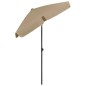 vidaXL Strandschirm Taupe 180x120 cm vidaXL Strandschirm Taupe 180x120 cm