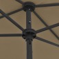 vidaXL Strandschirm Taupe 180x120 cm vidaXL Strandschirm Taupe 180x120 cm