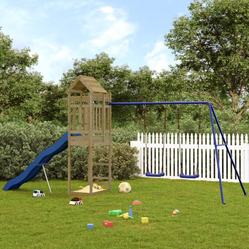 vidaXL Spielturm Imprägniertes Kiefernholz vidaXL Spielturm Imprägniertes Kiefernholz