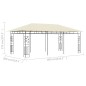 vidaXL Pavillon mit Moskitonetz 6x3x2,73 m Creme vidaXL Pavillon mit Moskitonetz 6x3x2,73 m Creme