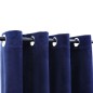 vidaXL Verdunkelungsvorhänge mit Ösen 2 Stk. Samt Dunkelblau 140x225cm vidaXL Verdunkelungsvorhänge mit Ösen 2 Stk. Samt Dunkelblau 140x225cm