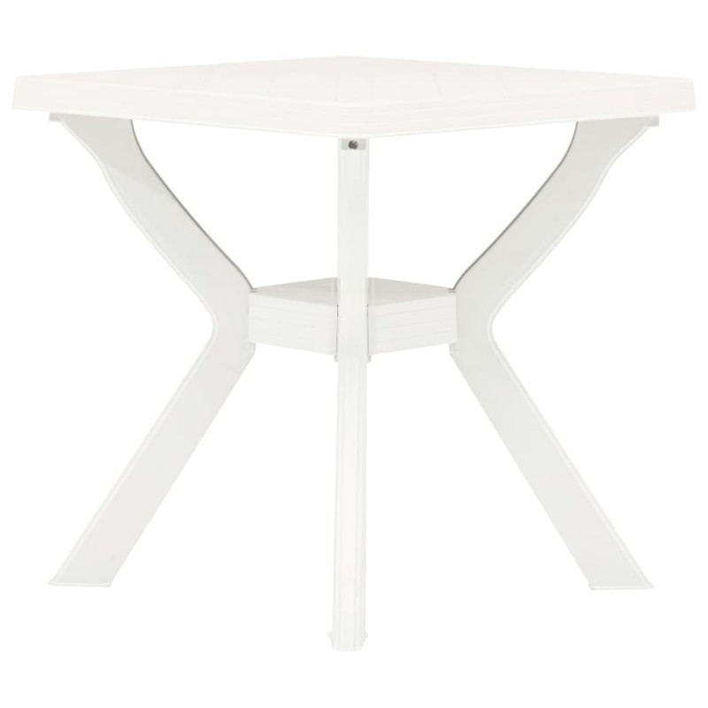 vidaXL Bistrotisch Weiß 70x70x72 cm Kunststoff vidaXL Bistrotisch Weiß 70x70x72 cm Kunststoff