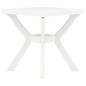 vidaXL Bistrotisch Weiß 70x70x72 cm Kunststoff vidaXL Bistrotisch Weiß 70x70x72 cm Kunststoff
