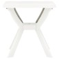 vidaXL Bistrotisch Weiß 70x70x72 cm Kunststoff vidaXL Bistrotisch Weiß 70x70x72 cm Kunststoff