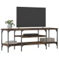 vidaXL TV-Schrank Räuchereiche 121x35x45 cm Holzwerkstoff & Eisen vidaXL TV-Schrank Räuchereiche 121x35x45 cm Holzwerkstoff & Eisen