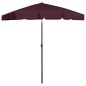 vidaXL Strandschirm Bordeauxrot 180x120 cm vidaXL Strandschirm Bordeauxrot 180x120 cm