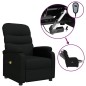 vidaXL Massagesessel Elektrisch Schwarz Stoff vidaXL Massagesessel Elektrisch Schwarz Stoff