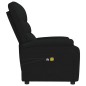 vidaXL Massagesessel Elektrisch Schwarz Stoff vidaXL Massagesessel Elektrisch Schwarz Stoff