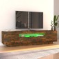 vidaXL TV-Schrank mit LED-Leuchten Räuchereiche 160x35x40 cm vidaXL TV-Schrank mit LED-Leuchten Räuchereiche 160x35x40 cm