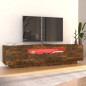vidaXL TV-Schrank mit LED-Leuchten Räuchereiche 160x35x40 cm vidaXL TV-Schrank mit LED-Leuchten Räuchereiche 160x35x40 cm