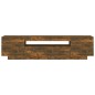 vidaXL TV-Schrank mit LED-Leuchten Räuchereiche 160x35x40 cm vidaXL TV-Schrank mit LED-Leuchten Räuchereiche 160x35x40 cm