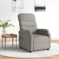 vidaXL Massagesessel Elektrisch Taupe Stoff vidaXL Massagesessel Elektrisch Taupe Stoff