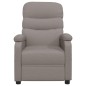 vidaXL Massagesessel Elektrisch Taupe Stoff vidaXL Massagesessel Elektrisch Taupe Stoff