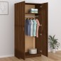 vidaXL Kleiderschrank Braun Eichen-Optik 90x52x200 cm Holzwerkstoff vidaXL Kleiderschrank Braun Eichen-Optik 90x52x200 cm Holzwerkstoff