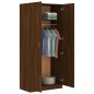 vidaXL Kleiderschrank Braun Eichen-Optik 90x52x200 cm Holzwerkstoff vidaXL Kleiderschrank Braun Eichen-Optik 90x52x200 cm Holzwerkstoff