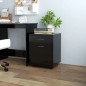 vidaXL Rollschrank Schwarz 45x38x54 cm Holzwerkstoff vidaXL Rollschrank Schwarz 45x38x54 cm Holzwerkstoff