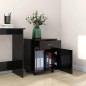 vidaXL Rollschrank Schwarz 45x38x54 cm Holzwerkstoff vidaXL Rollschrank Schwarz 45x38x54 cm Holzwerkstoff