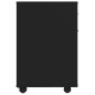 vidaXL Rollschrank Schwarz 45x38x54 cm Holzwerkstoff vidaXL Rollschrank Schwarz 45x38x54 cm Holzwerkstoff