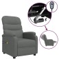 vidaXL Massagesessel Elektrisch Dunkelgrau Stoff vidaXL Massagesessel Elektrisch Dunkelgrau Stoff