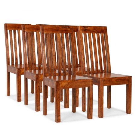 vidaXL Esszimmerstühle 6 Stk. Massivholz mit Palisander-Finish